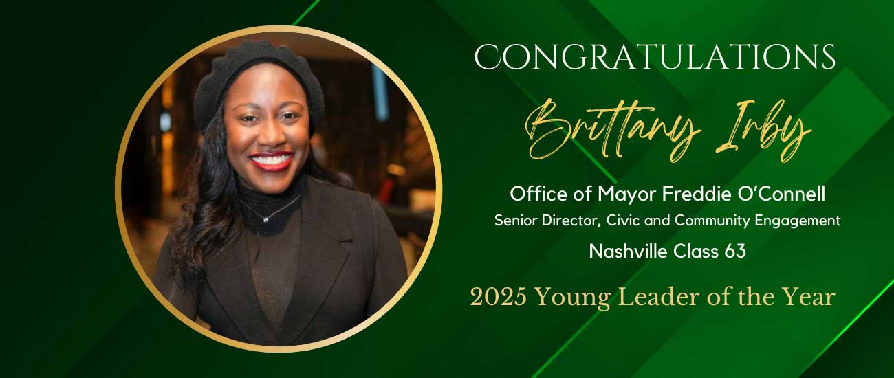 Congratulations to the Young Leader of the Year