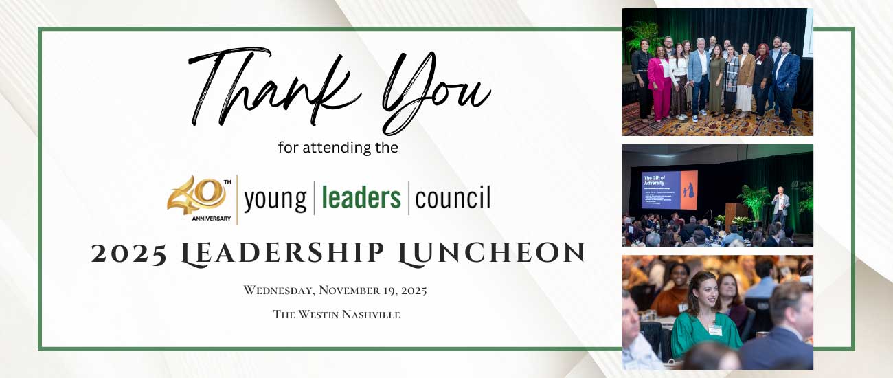 Thank you for attending the Leadership Luncheon