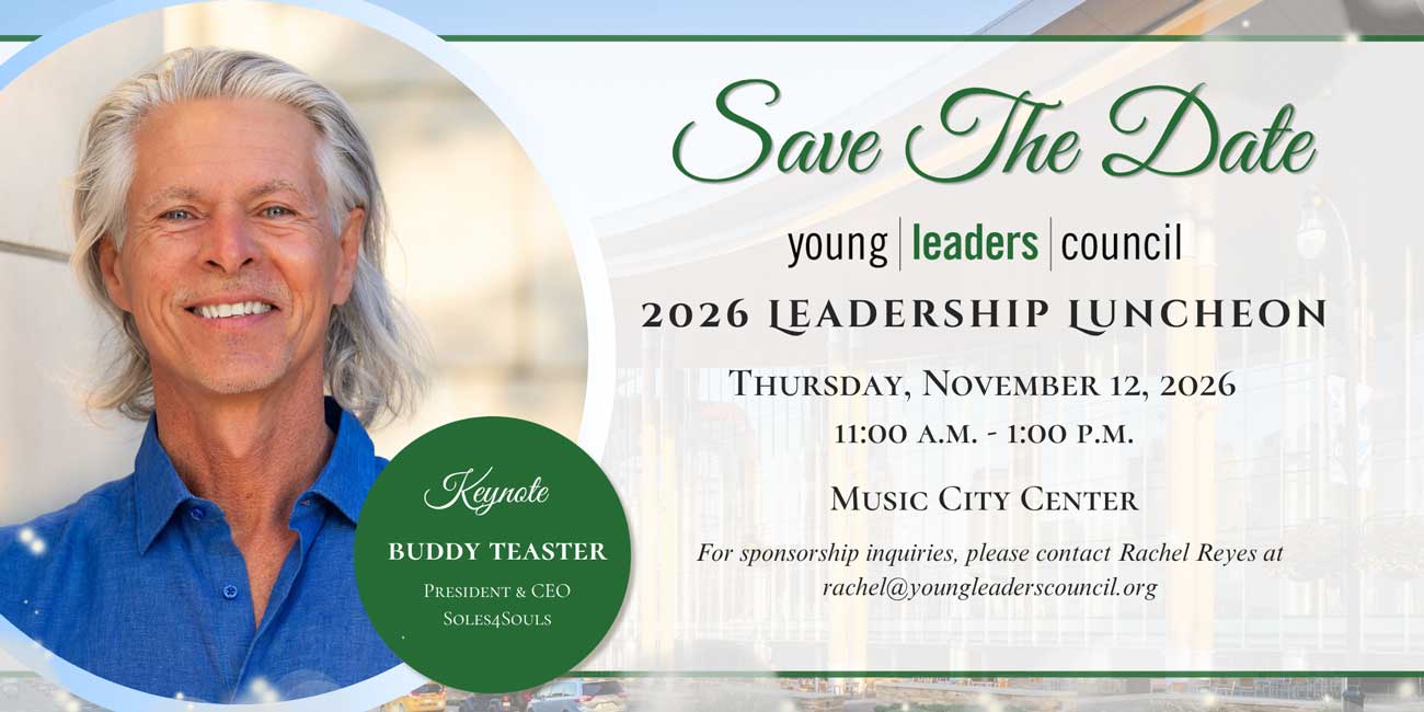 2026 YLC Leadership Luncheon Save the date - November 12, 2026